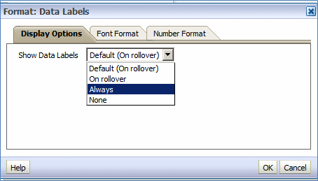 Display options
